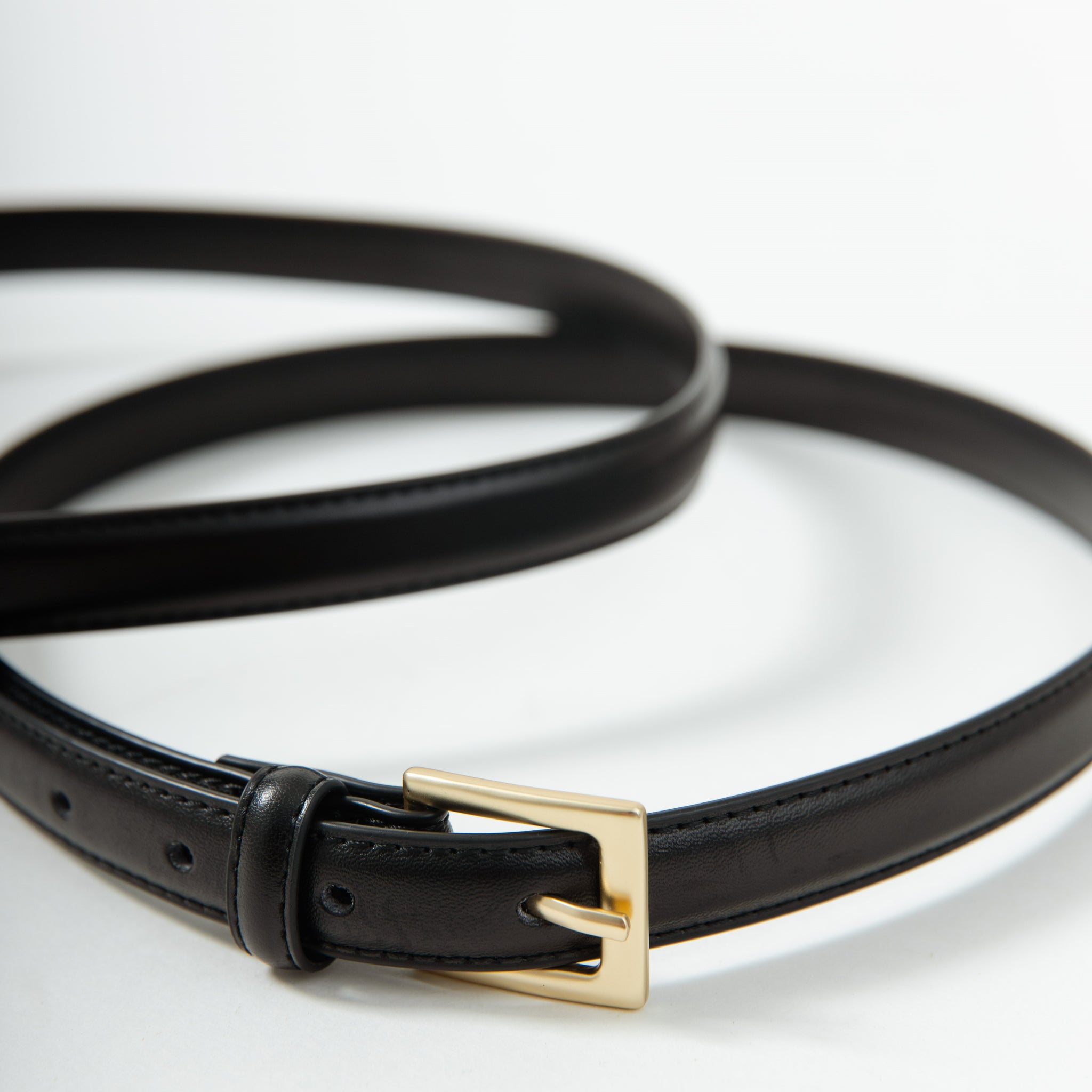 Leather Belt (Gold)