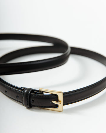 Leather Belt (Gold)