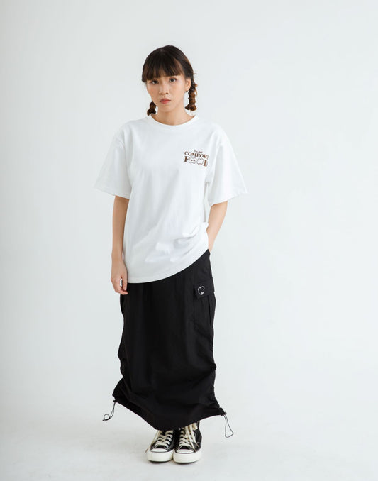 LULU Nylon Parachute Skirt (Black)