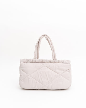 On & Off Quilted Tote Bag (Bone)