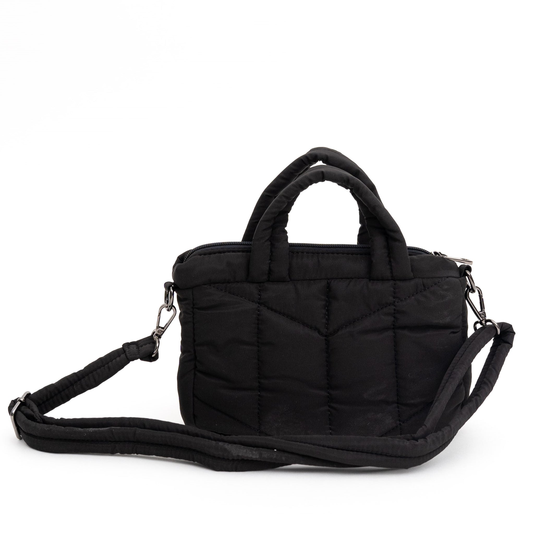 Everyday Crossbody Quilted Bag (Black)