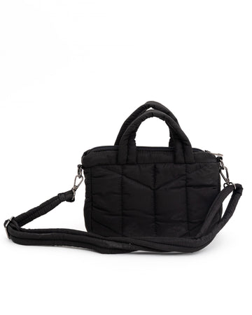 Everyday Crossbody Quilted Bag (Black)