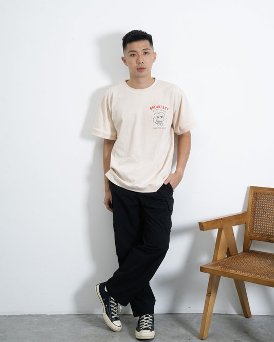 Breakfast With LULU Tee (Beige)