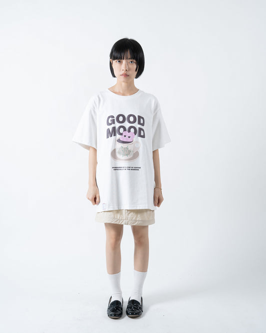 Good Mood LULU Graphic Tee (White)