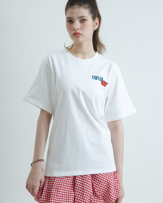 LULU Lunar New Year Oversize Tee (White)