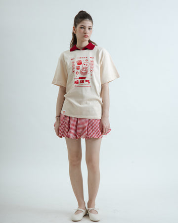 LULU Dim Sum Oversize Tee (Beige)